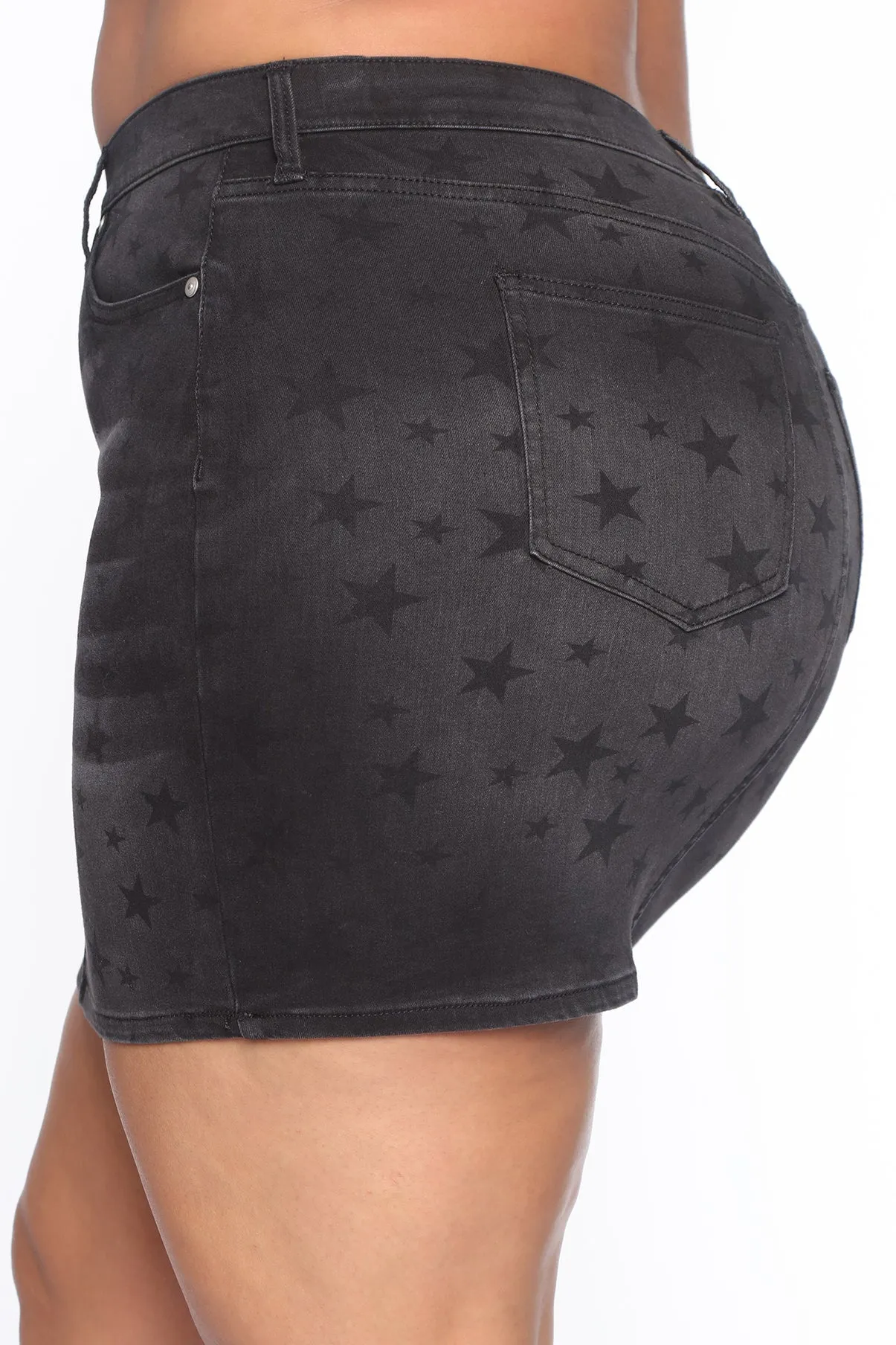 All The Stars Denim Skirt - Black