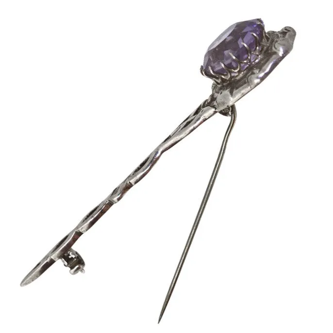 Amethyst Kilt Pin