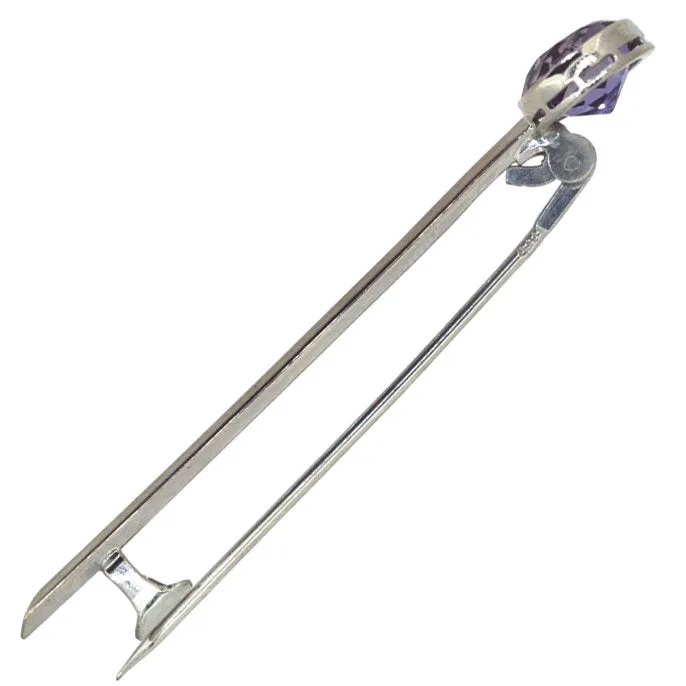 Amethyst Kilt Pin