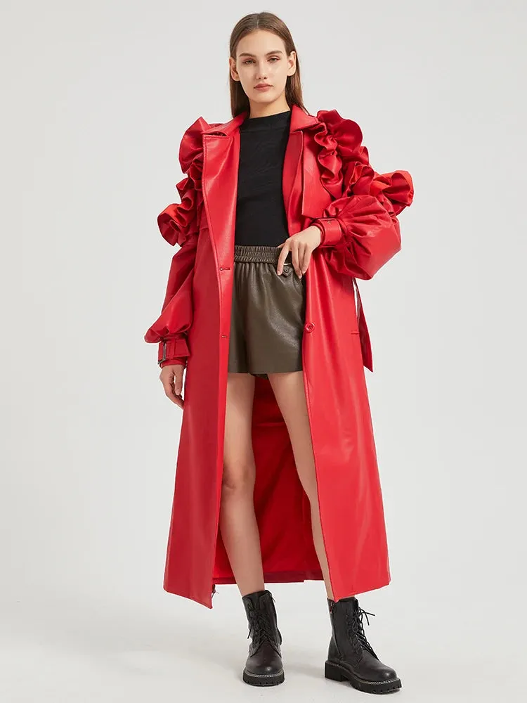 Antonio Long Ruffled Coat