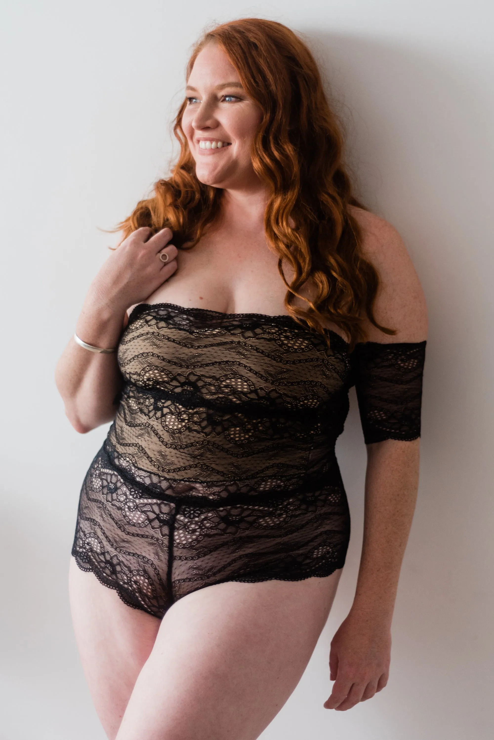 Ayla Bodysuit Black Lace