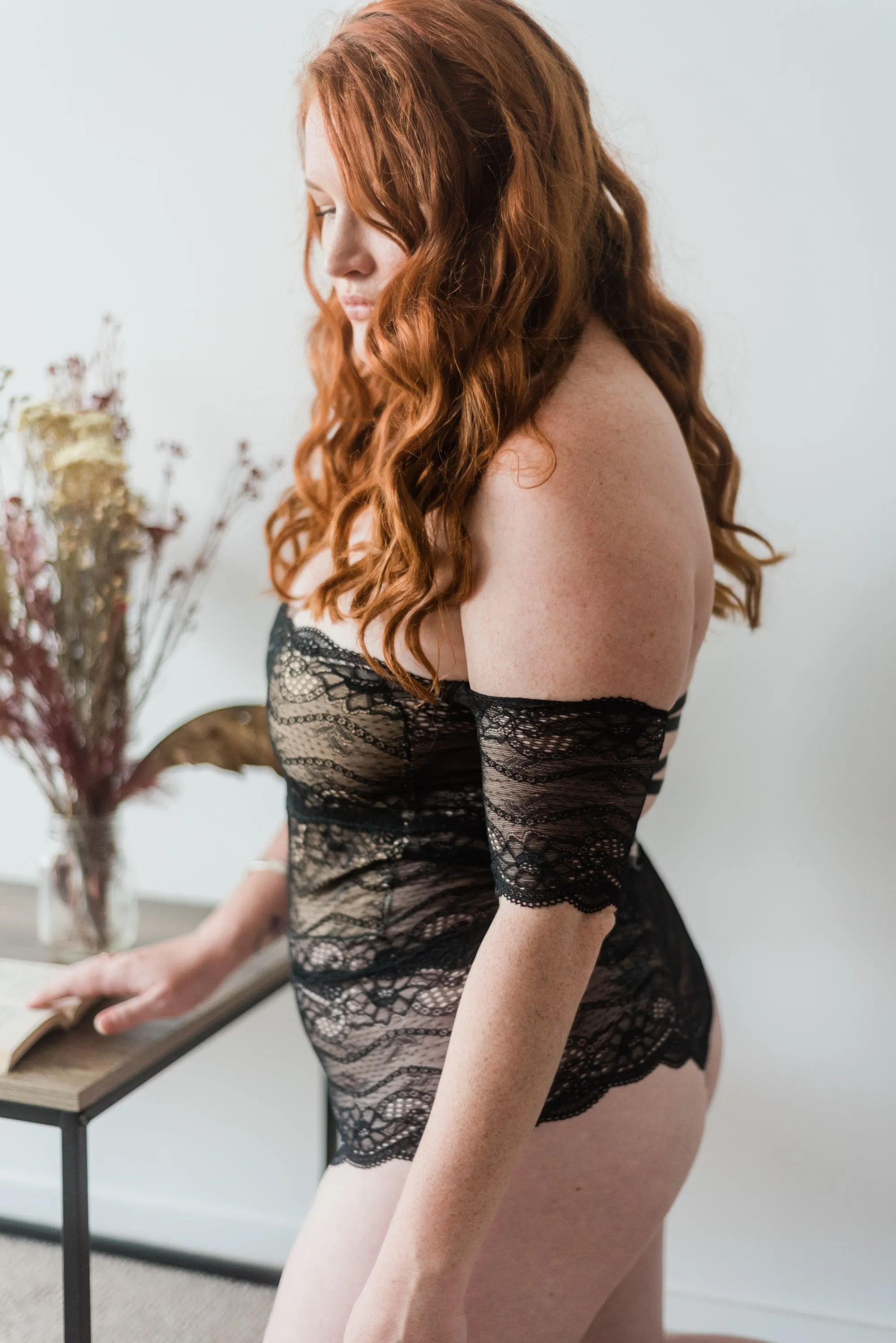 Ayla Bodysuit Black Lace