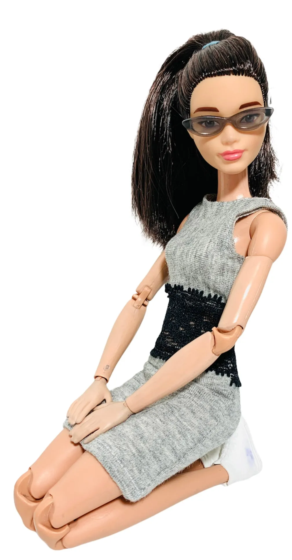 Black and Grey dress for Barbie dolls