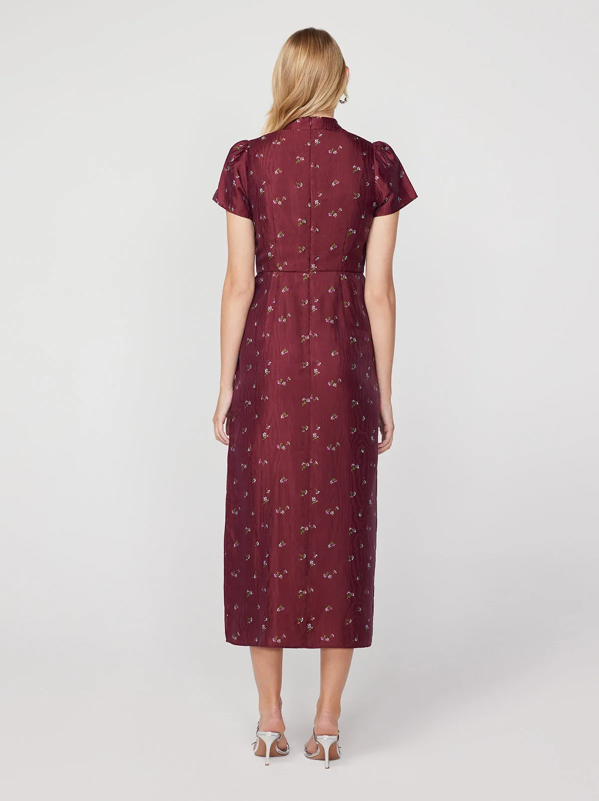 Carmella Ditsy Floral Midi Dress