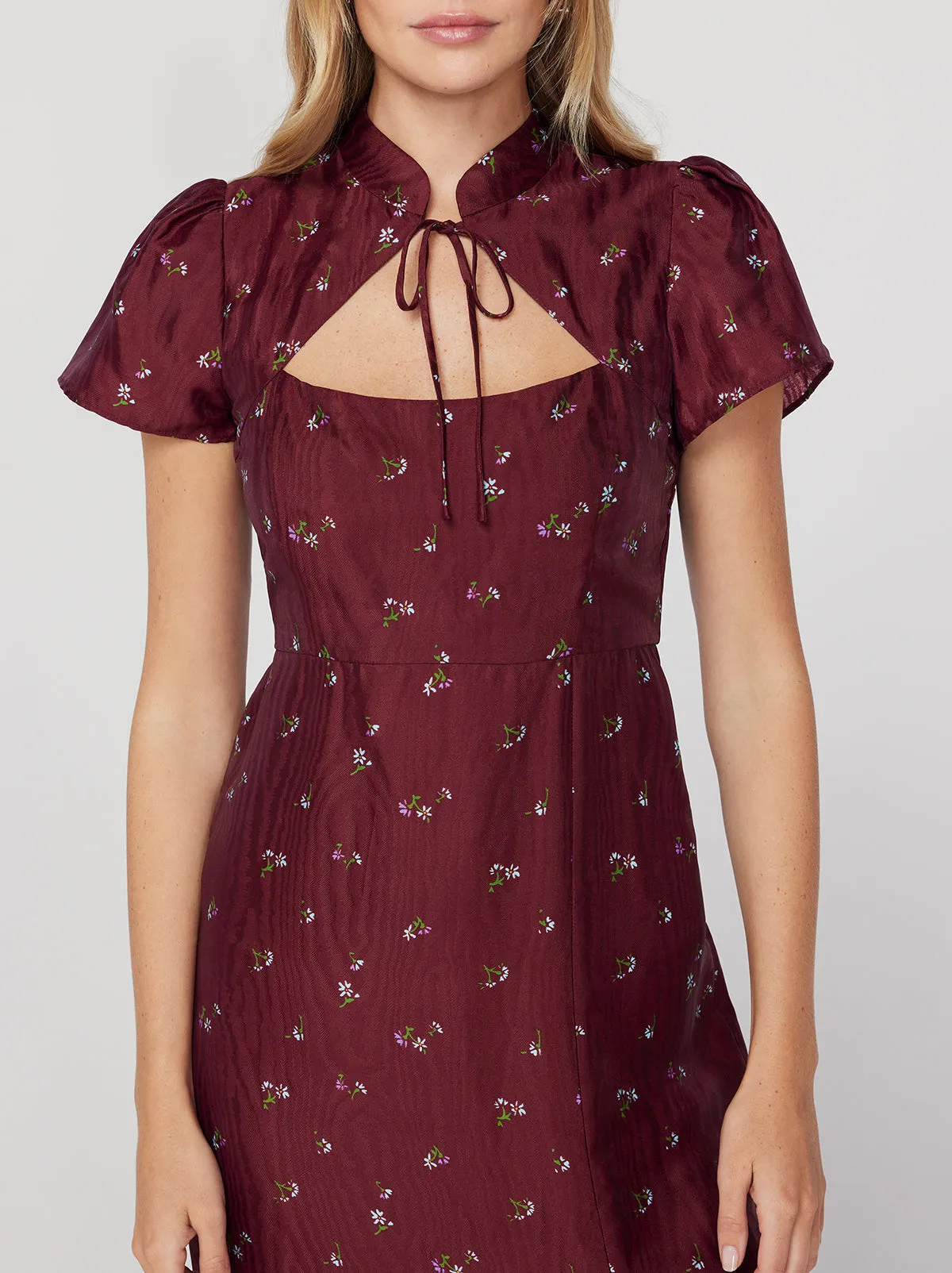 Carmella Ditsy Floral Midi Dress