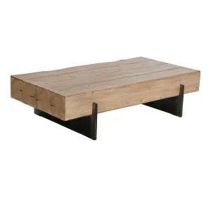 Centre Table Home ESPRIT Fir MDF Wood 120 x 65 x 31 cm