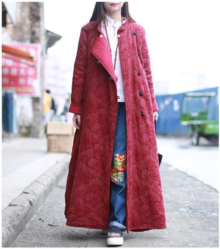 Chinese Style Fall Trench Coat