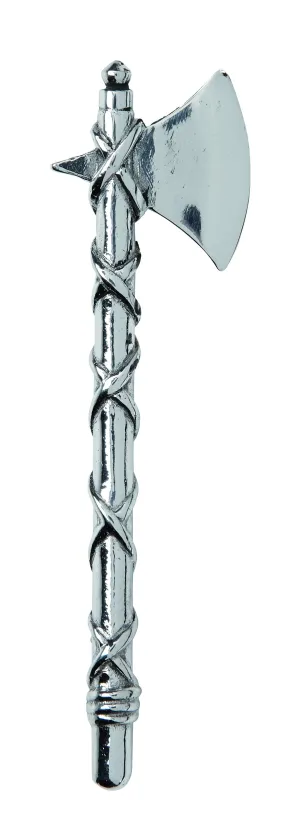 Chrome Axe Kilt Pin (KP59P CB)