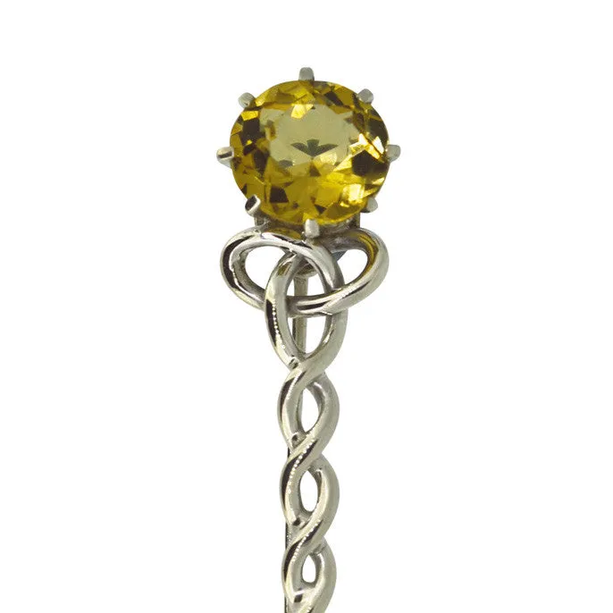 Citrine Kilt Pin