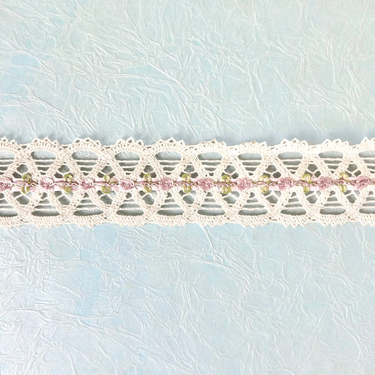 Cluny Lace with Floral Rococo Inset