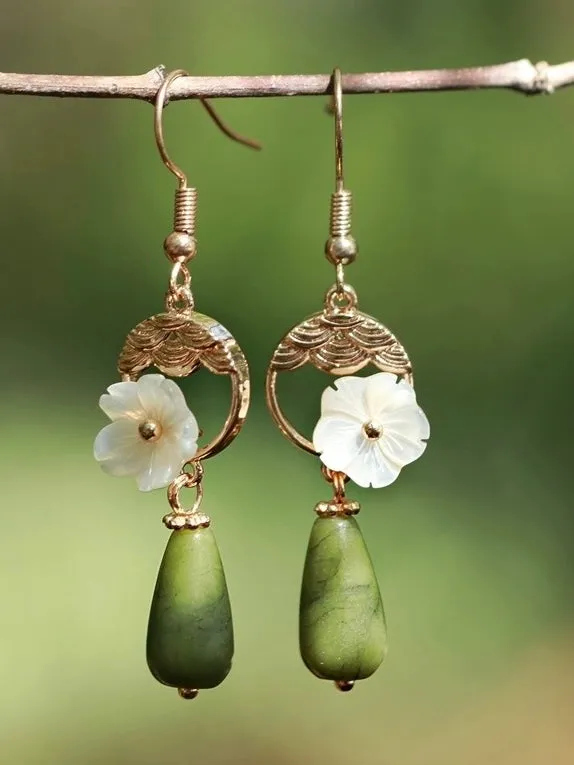 Dangle Earrings: Apple