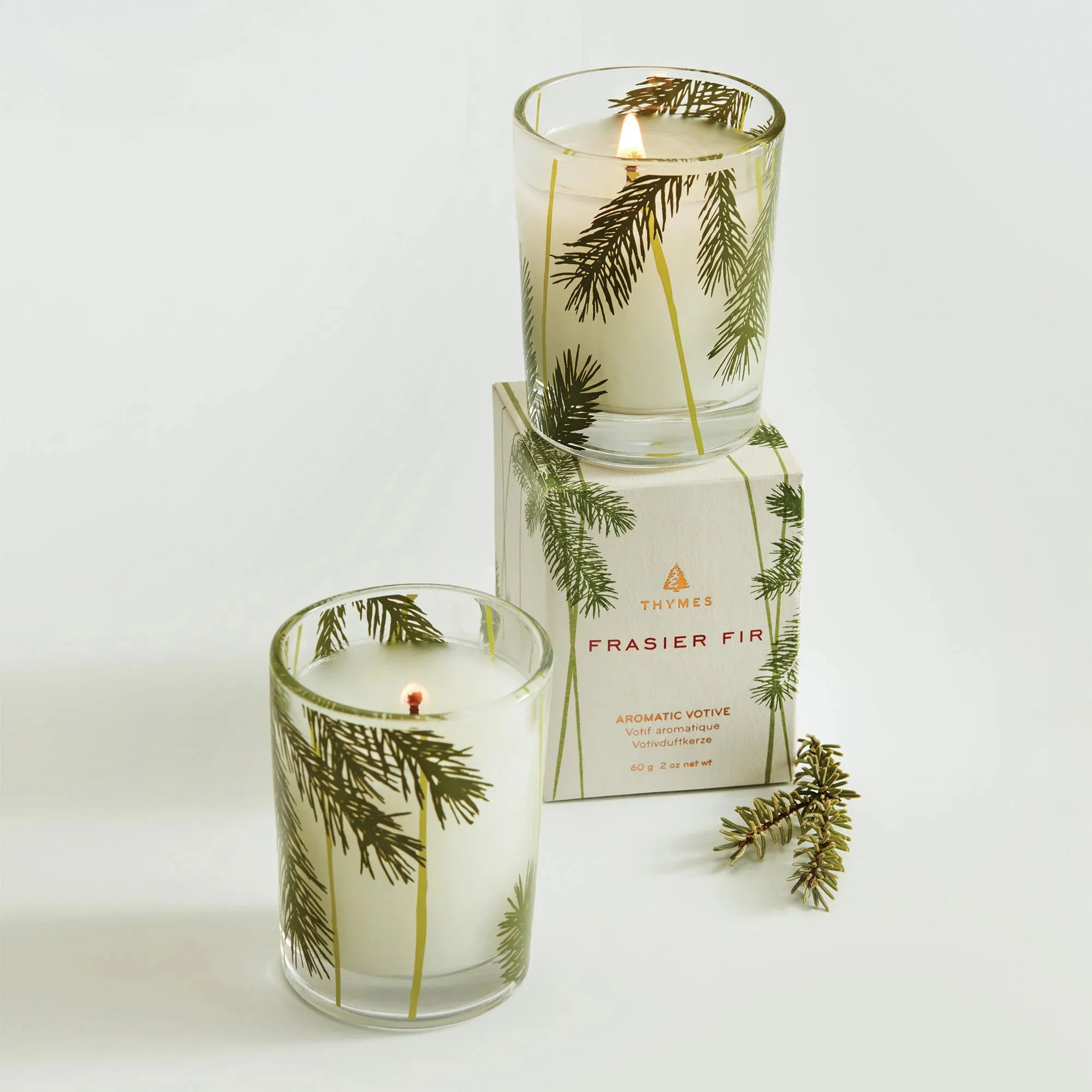 Frasier Fir Pine Needle Votive Candle 2 oz