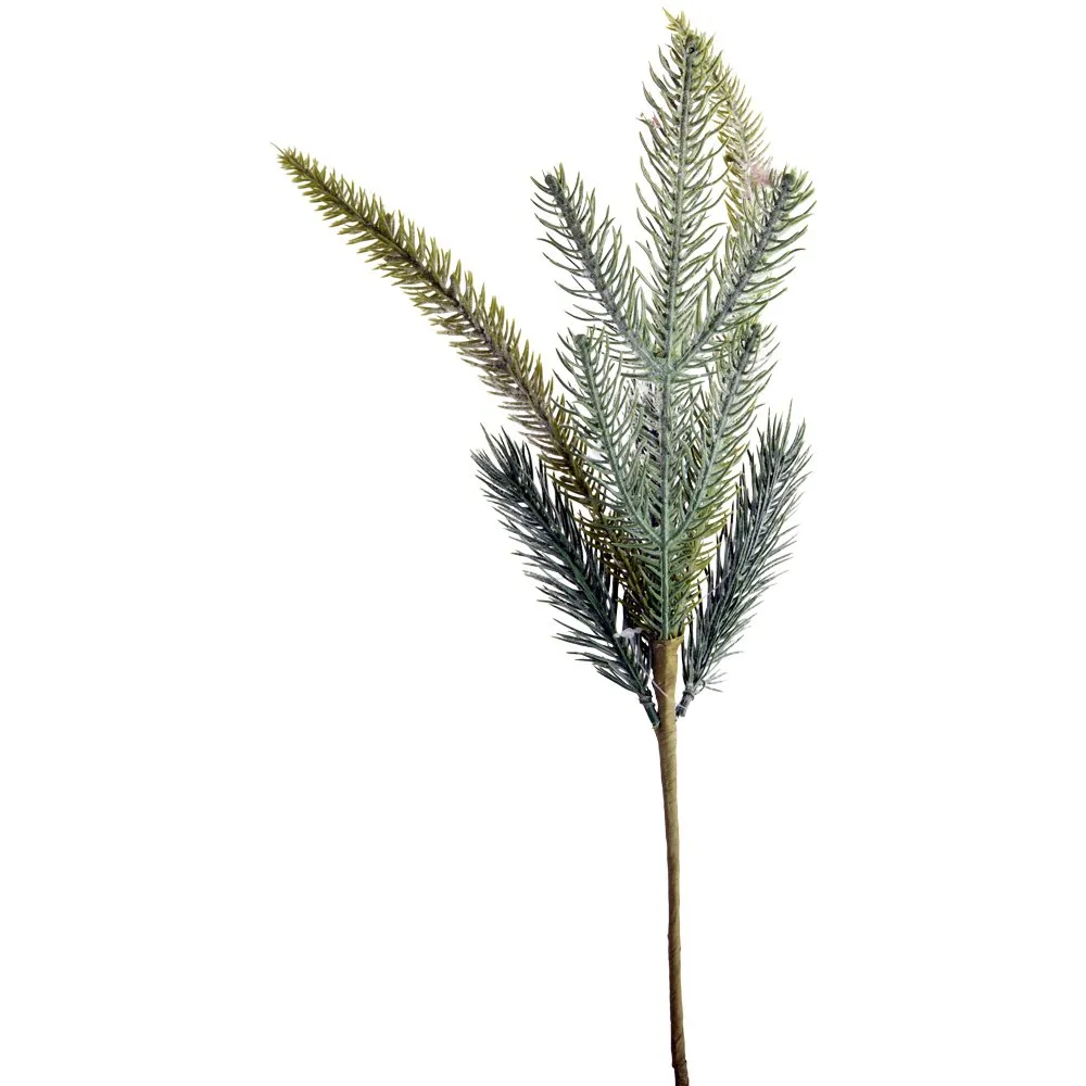 Frosted Faux Fir Sprig - 42cm