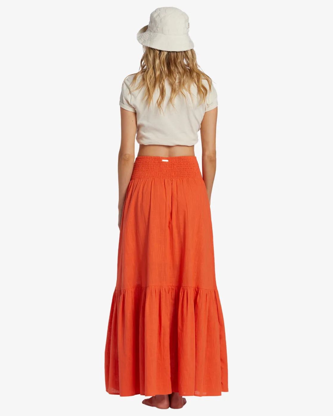 In The Palms Skirt - Coral Craze