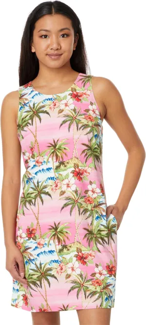 Isla Palmetta Tommy Bahama Sleeveless Shift Dress in Rose Rococo