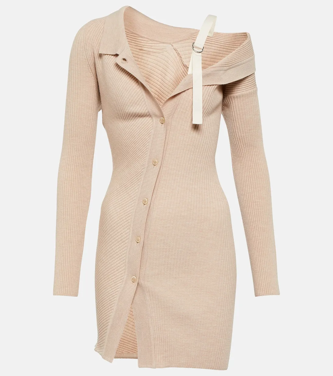 Mini dress la robe maile colin Jacquemus, beige