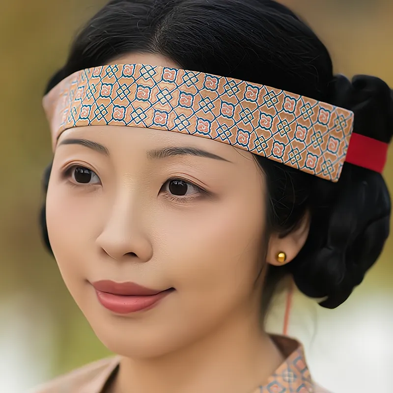 Mo'e 抹额 Tang Brocade Headband