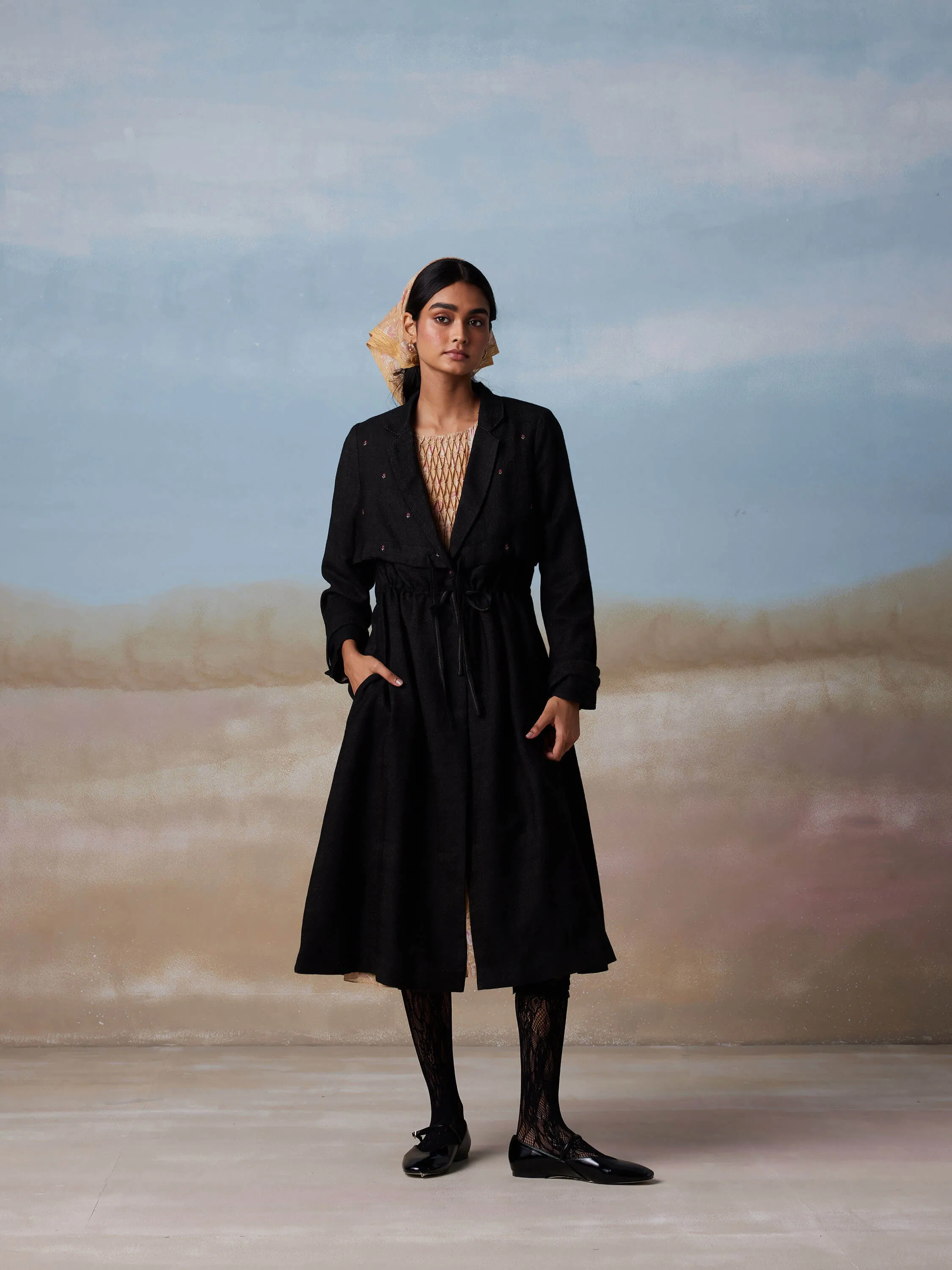 Myna Merino Trench Coat