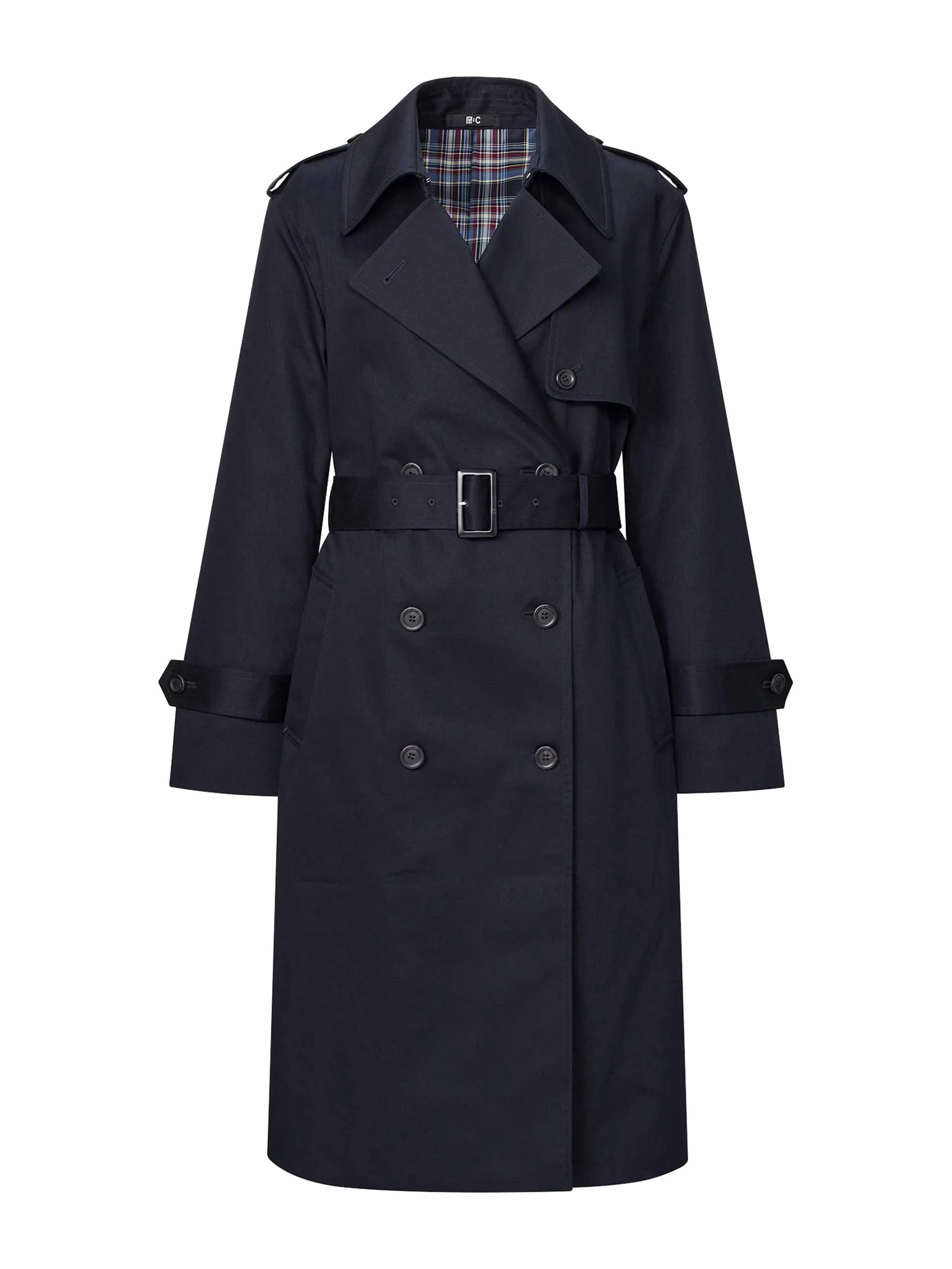 Navy trench coat