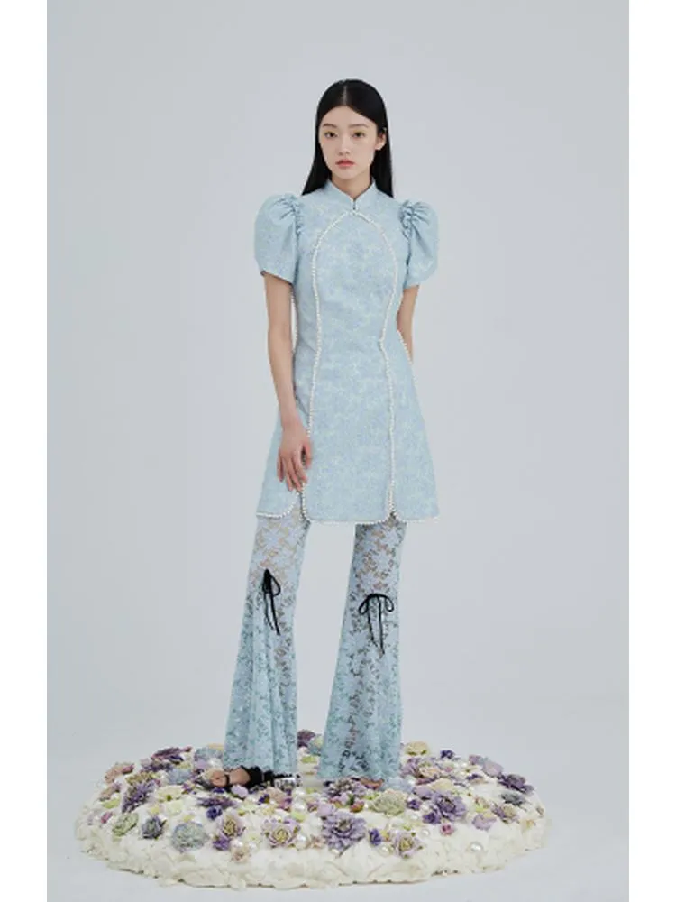 Pearl cheongsam dress【s0000001965】