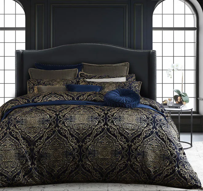 Peron Quilt Cover Set Range Night