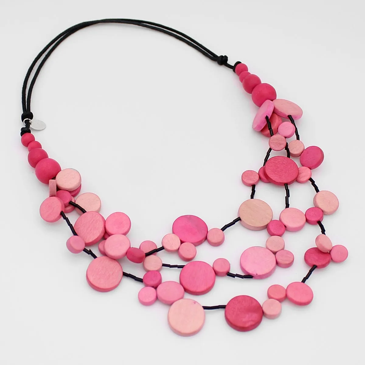 Pink Multi Strand Millie Necklace