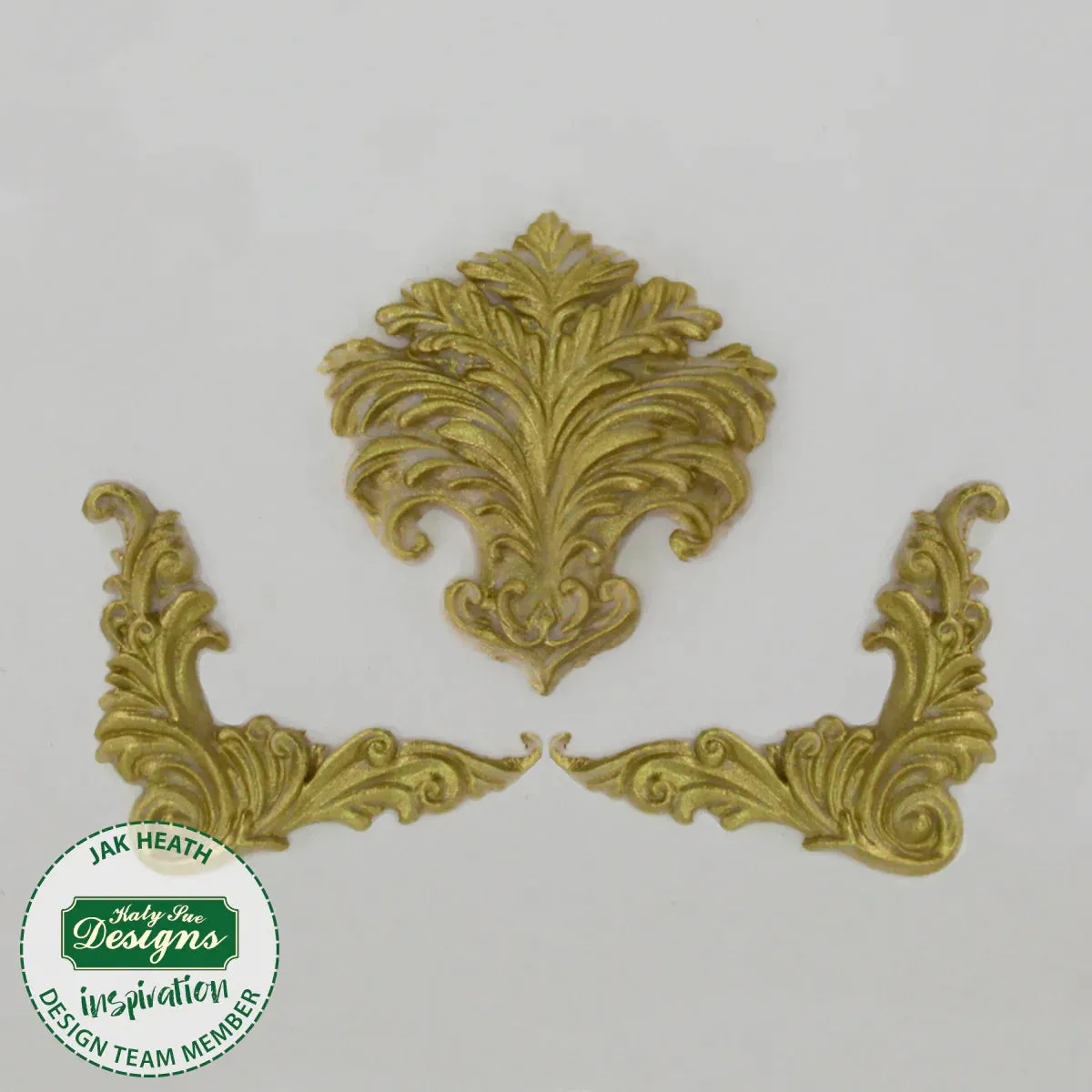 Rococo Corners & Crest Silicone Mould