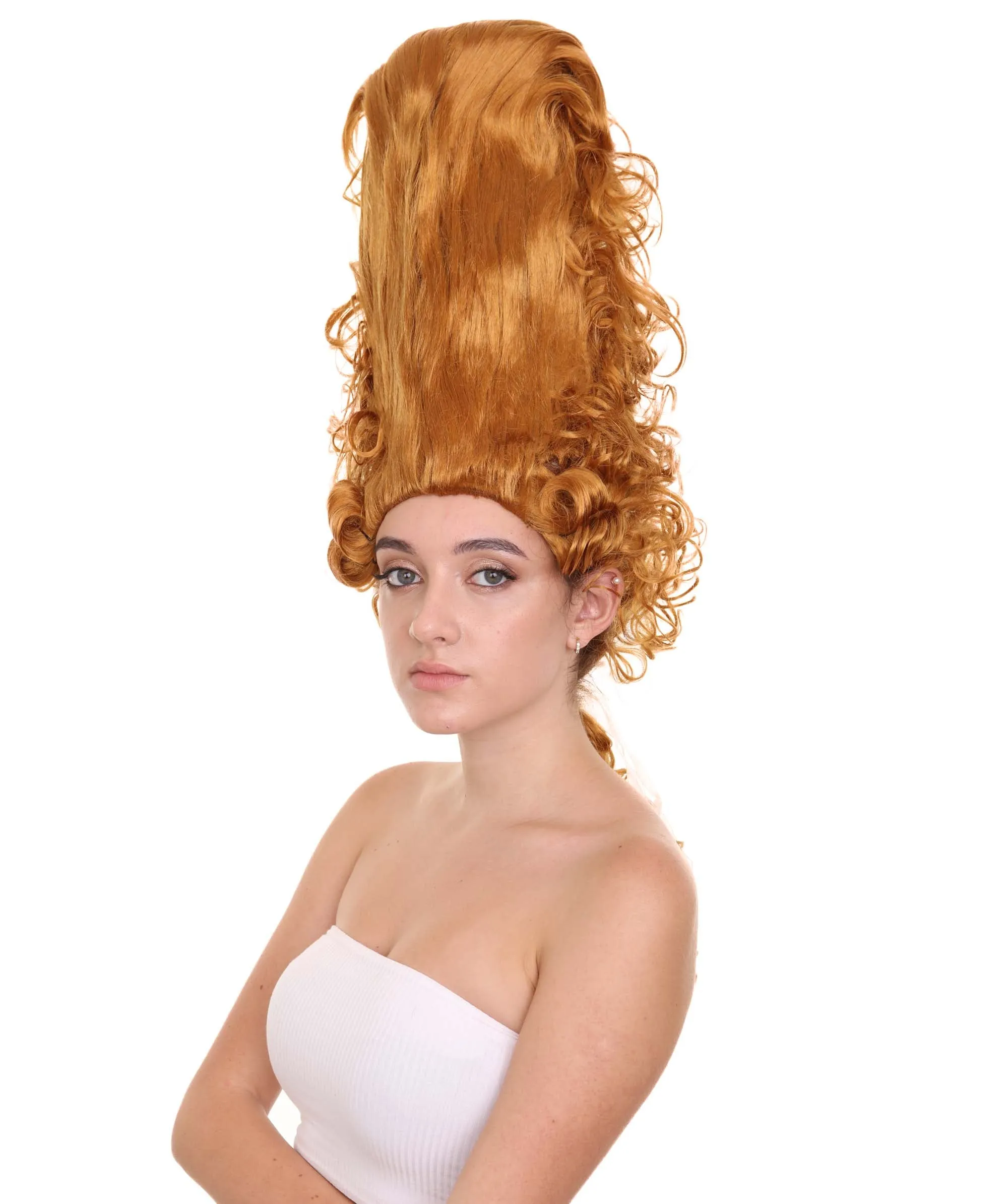 Rococo Royalty | Historical Era 17th 18th Century Updo Wig | Multiple Colors | Premium Halloween Wig