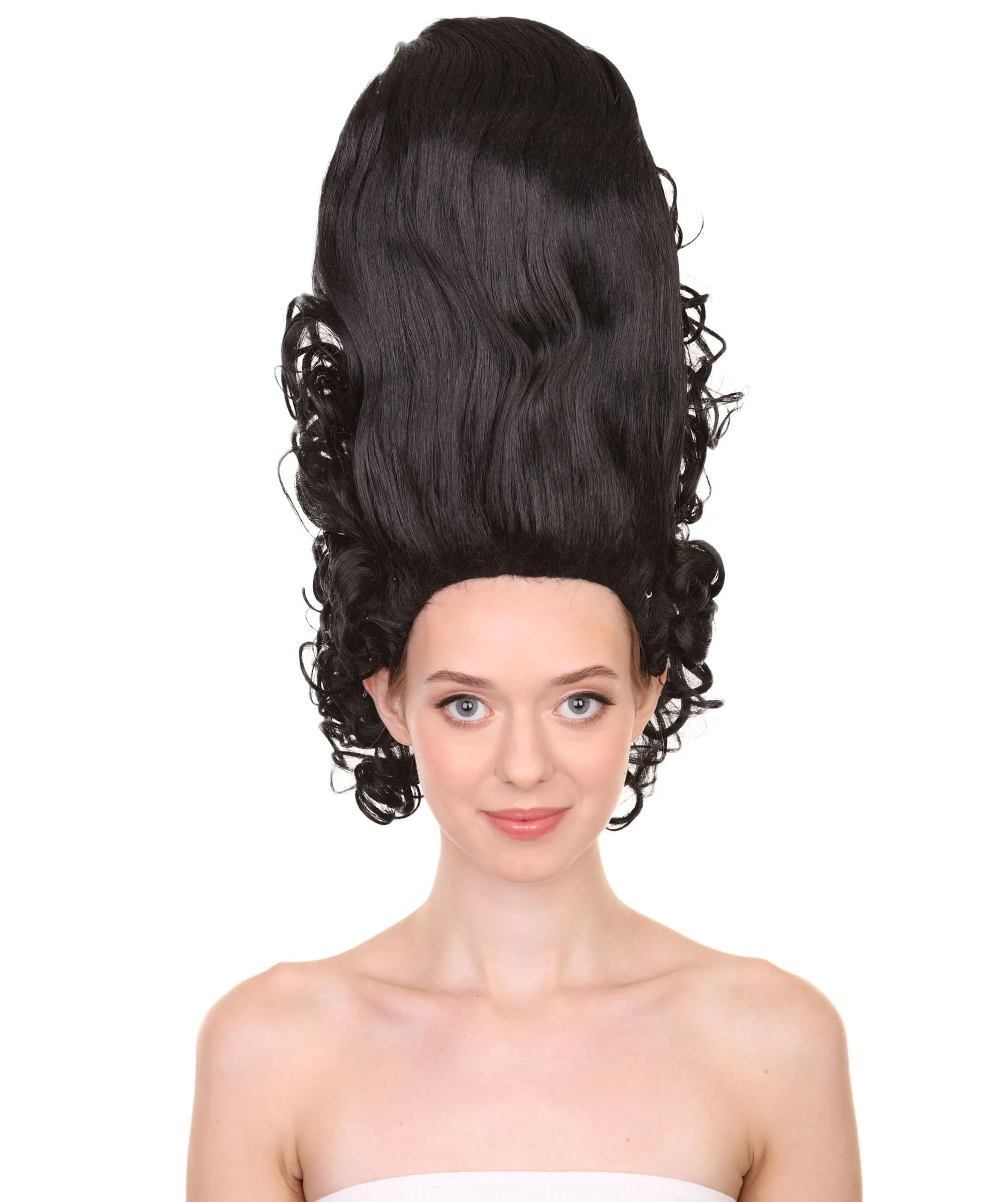 Rococo Royalty | Historical Era 17th 18th Century Updo Wig | Multiple Colors | Premium Halloween Wig