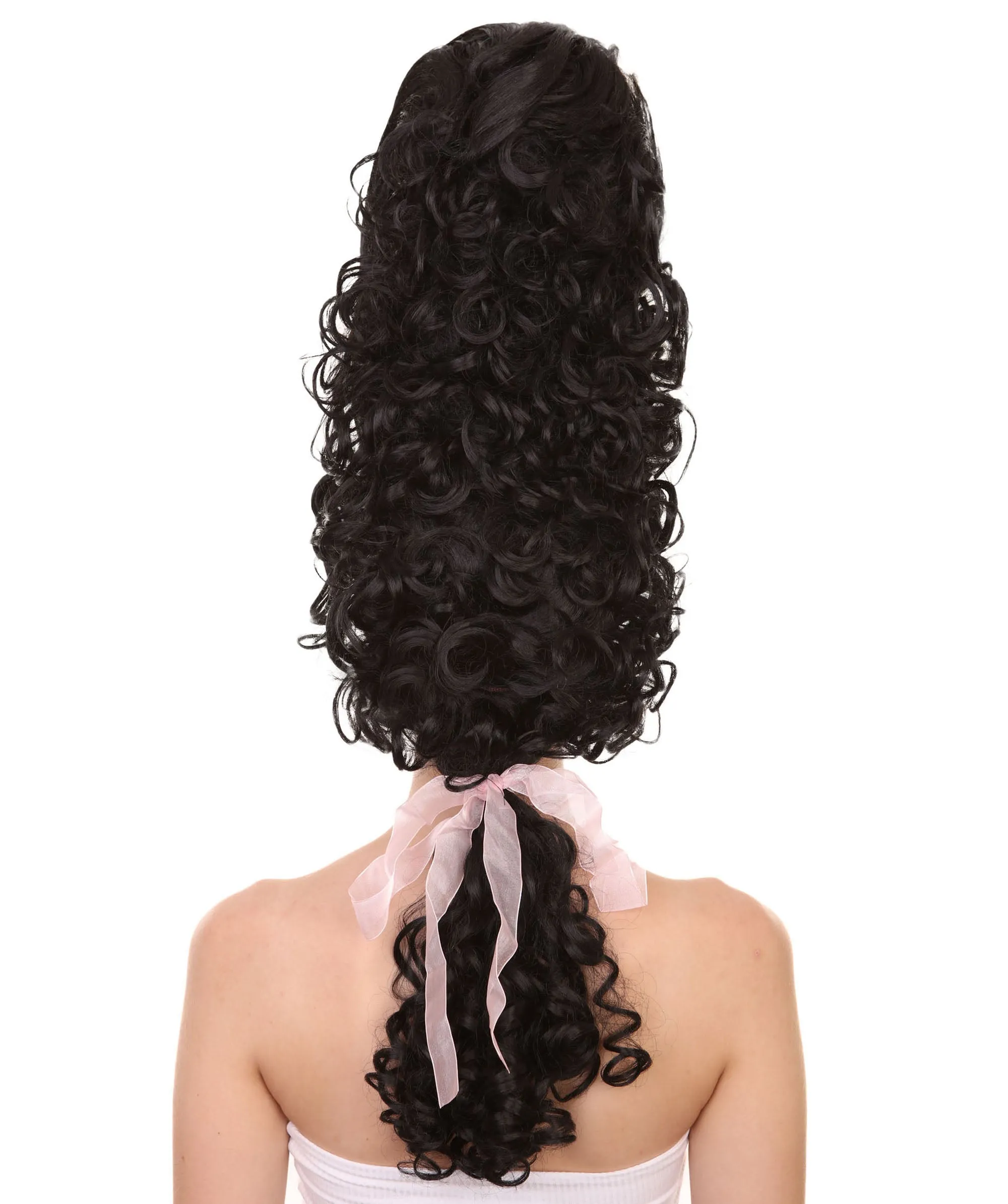 Rococo Royalty | Historical Era 17th 18th Century Updo Wig | Multiple Colors | Premium Halloween Wig