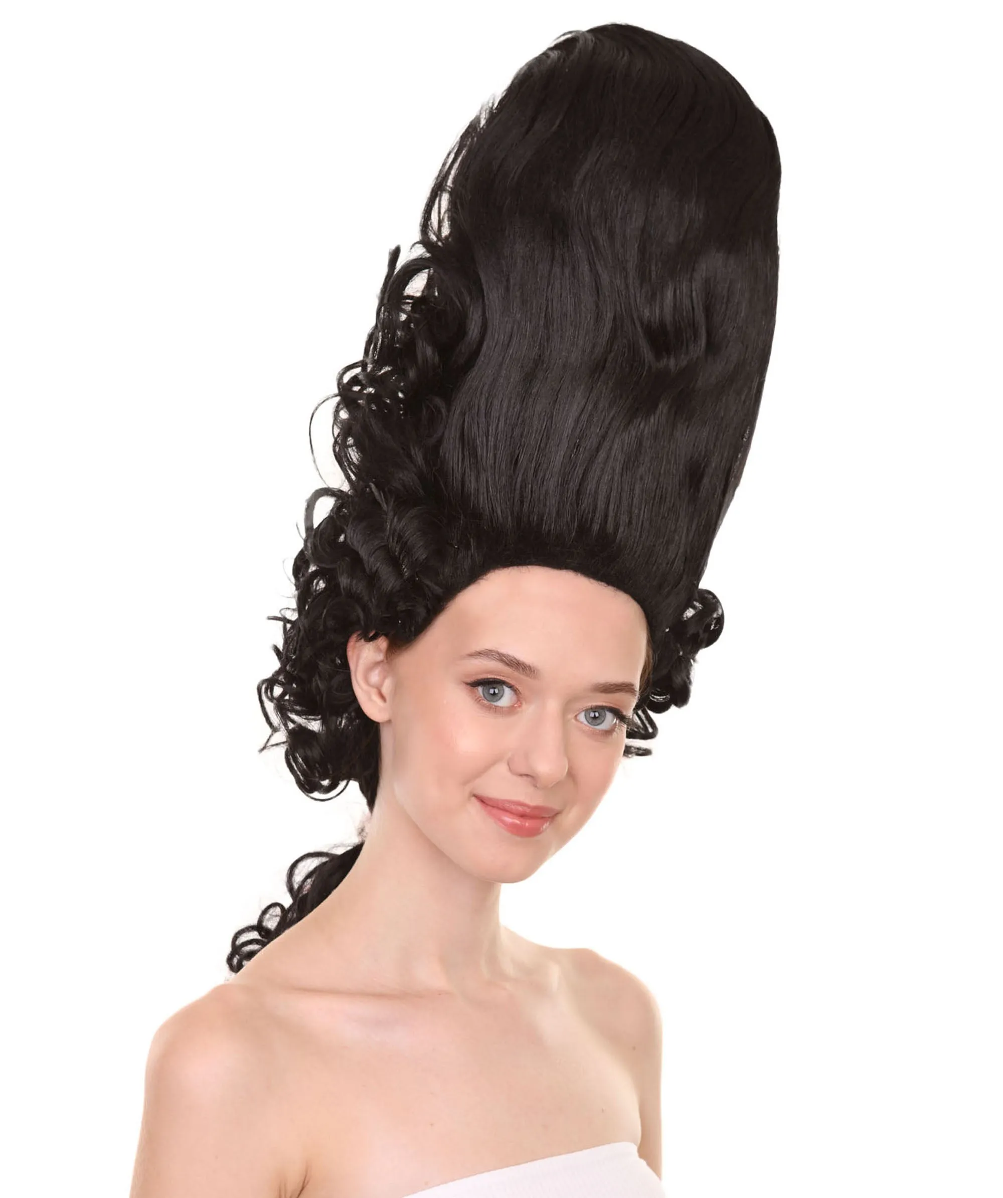 Rococo Royalty | Historical Era 17th 18th Century Updo Wig | Multiple Colors | Premium Halloween Wig