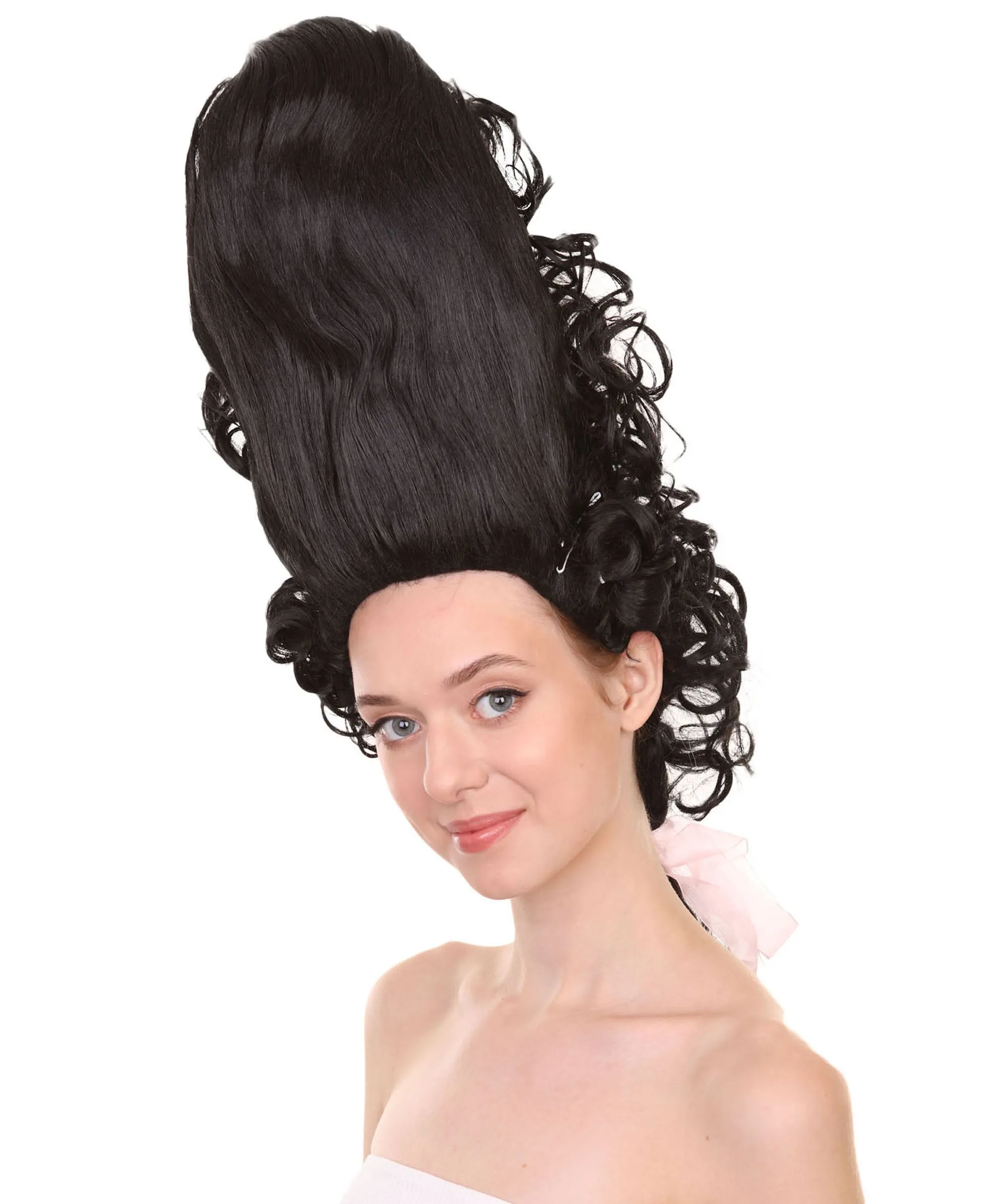 Rococo Royalty | Historical Era 17th 18th Century Updo Wig | Multiple Colors | Premium Halloween Wig