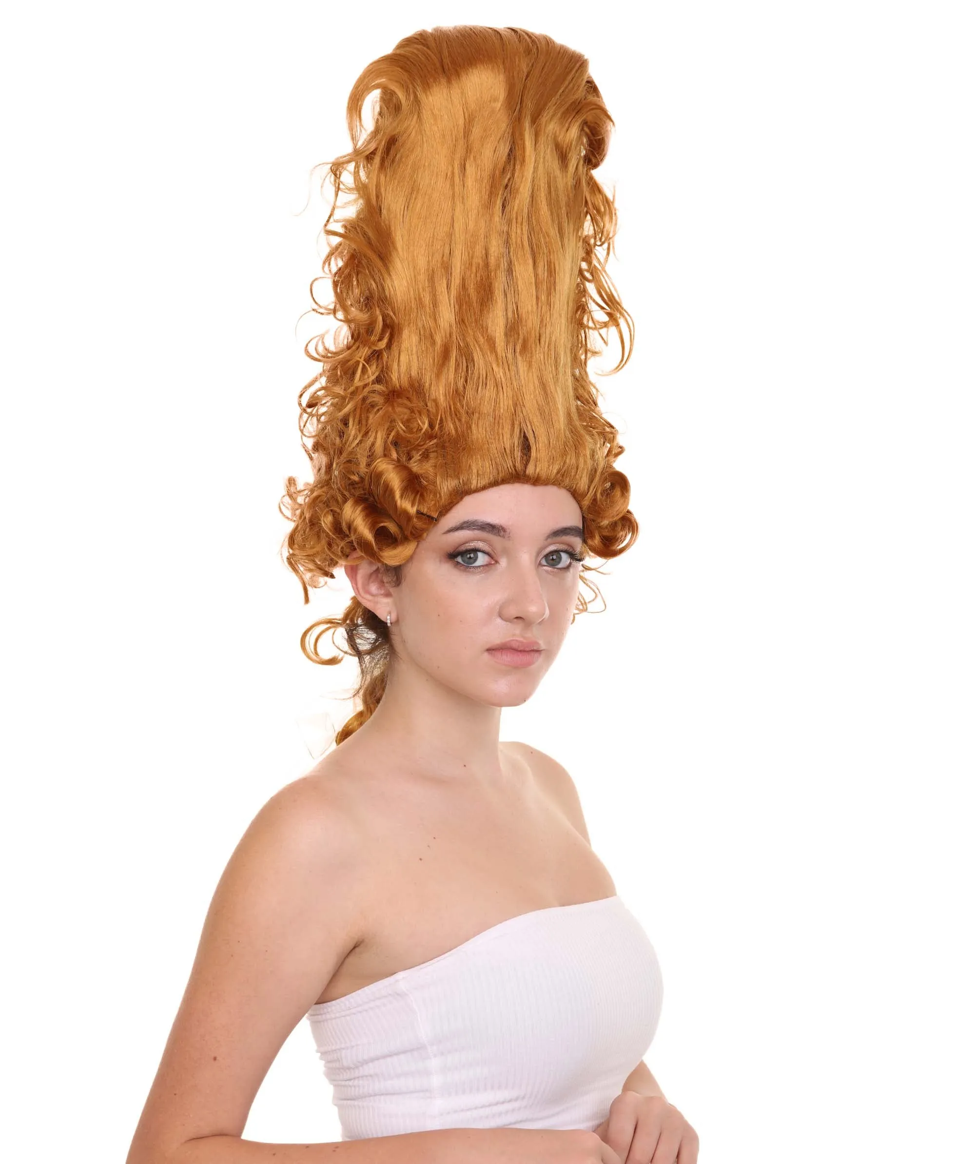 Rococo Royalty | Historical Era 17th 18th Century Updo Wig | Multiple Colors | Premium Halloween Wig