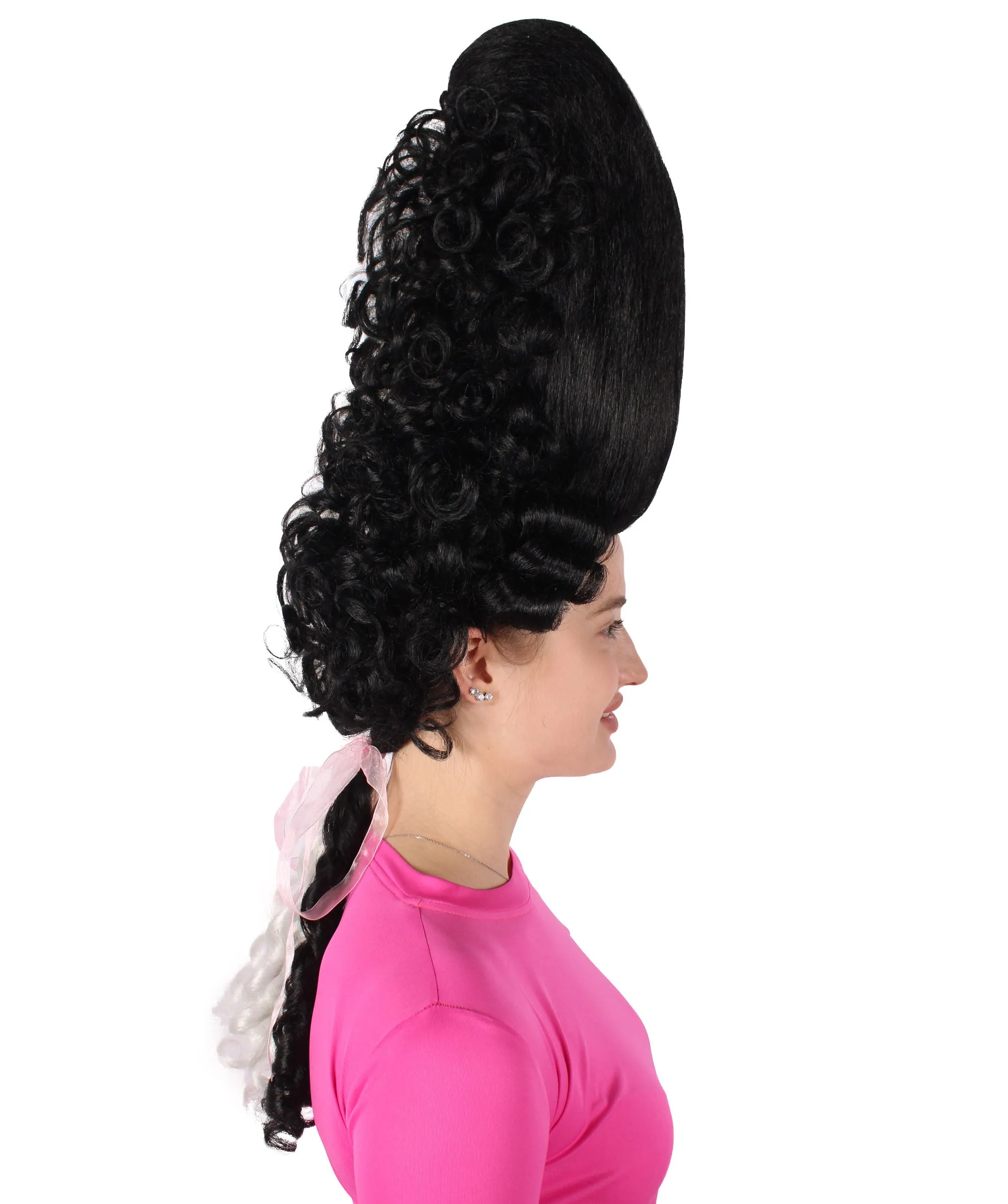 Rococo Royalty | Historical Era 17th 18th Century Updo Wig | Multiple Colors | Premium Halloween Wig