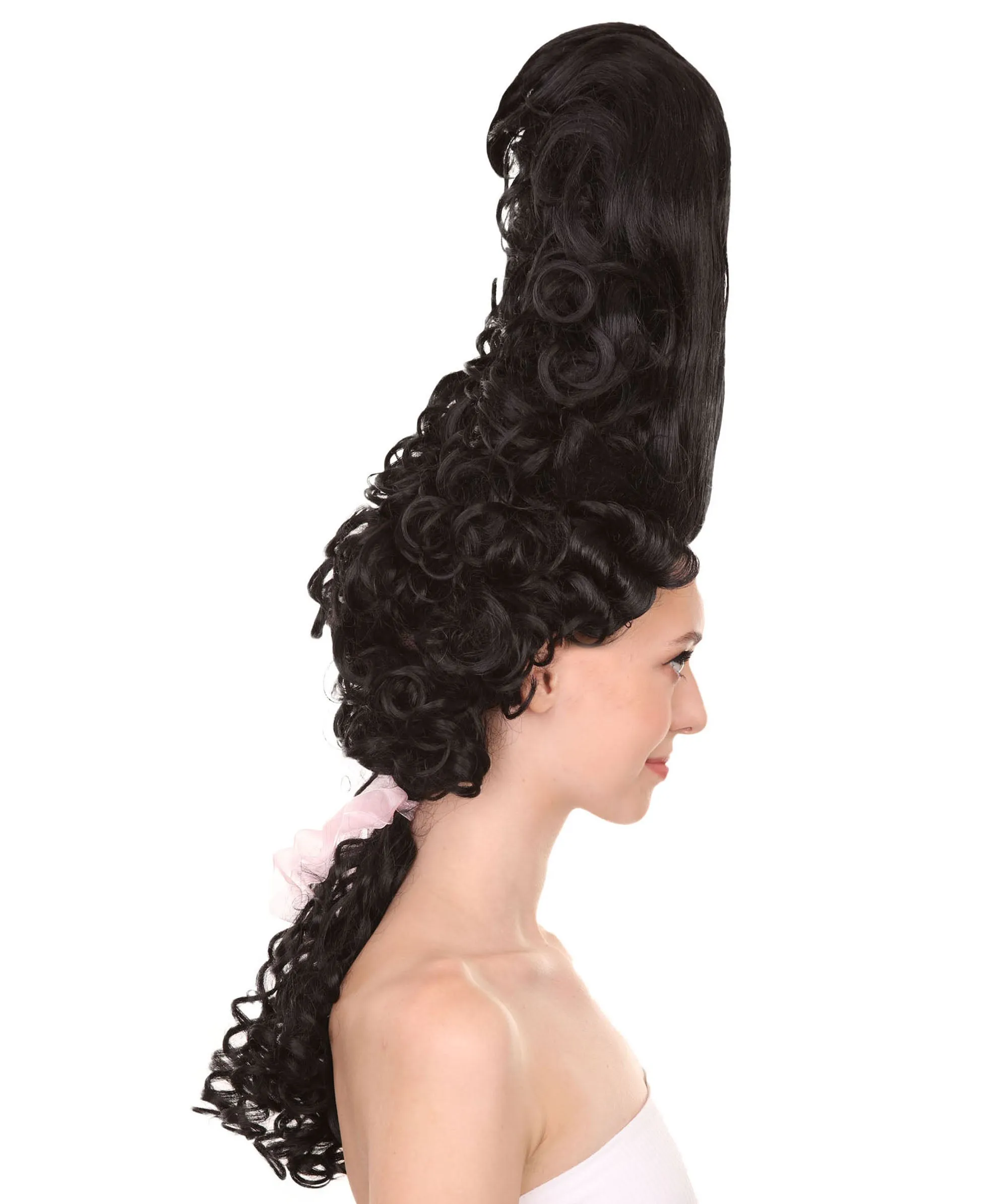 Rococo Royalty | Historical Era 17th 18th Century Updo Wig | Multiple Colors | Premium Halloween Wig