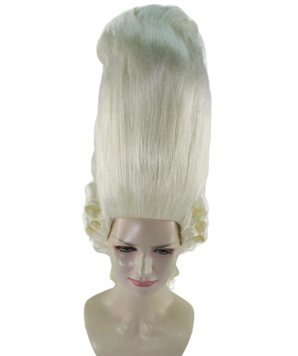 Rococo Royalty | Historical Era 17th 18th Century Updo Wig | Multiple Colors | Premium Halloween Wig