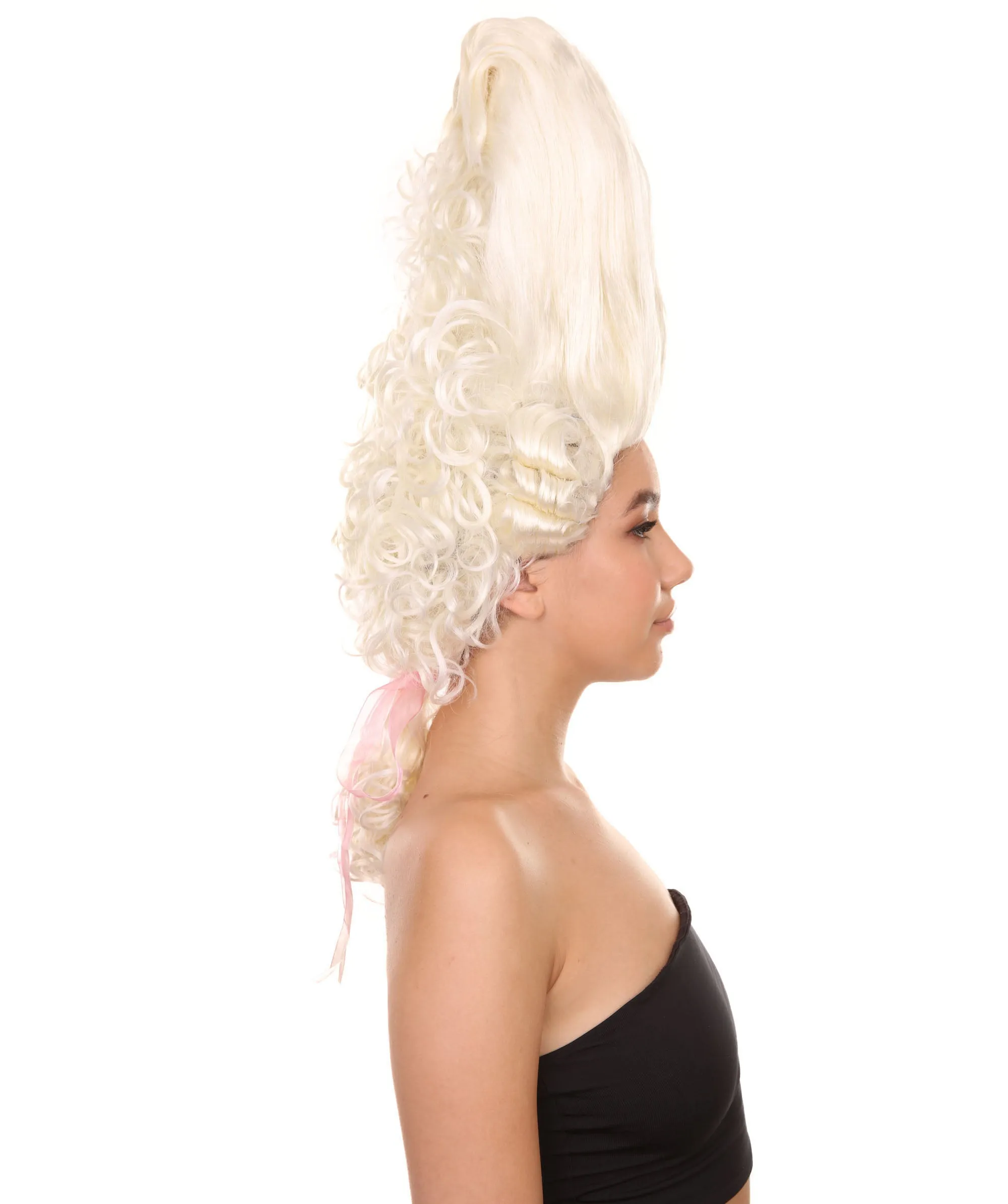 Rococo Royalty | Historical Era 17th 18th Century Updo Wig | Multiple Colors | Premium Halloween Wig