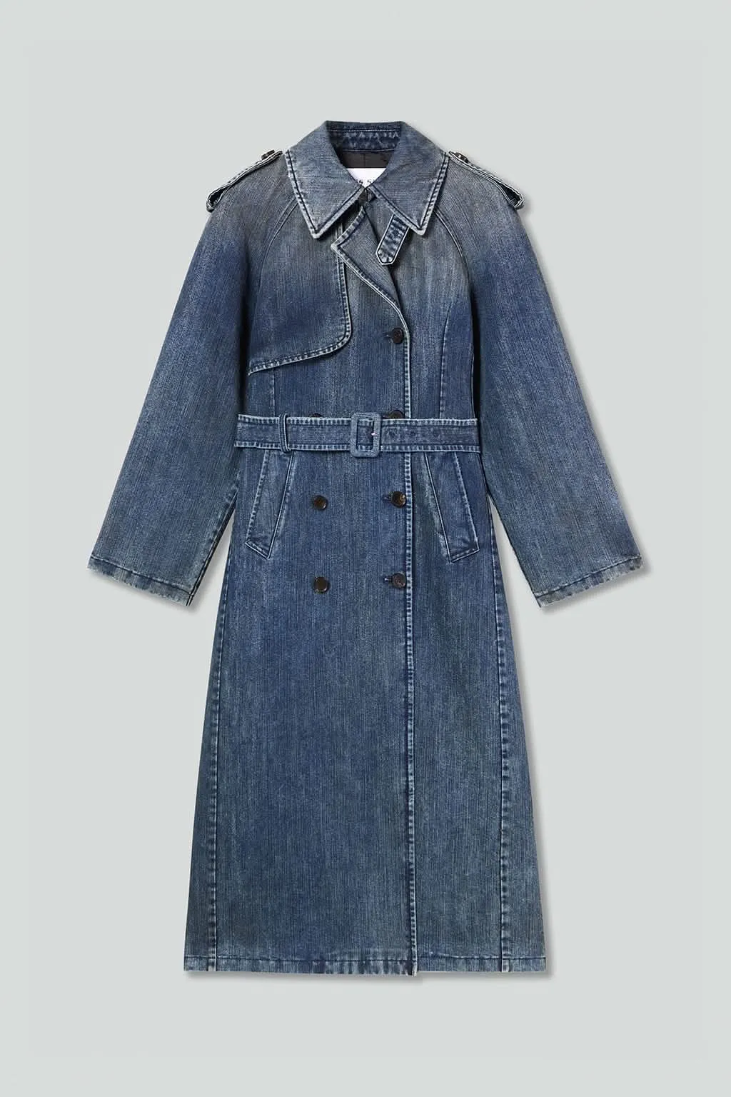 Vintage Washed Trench Coat