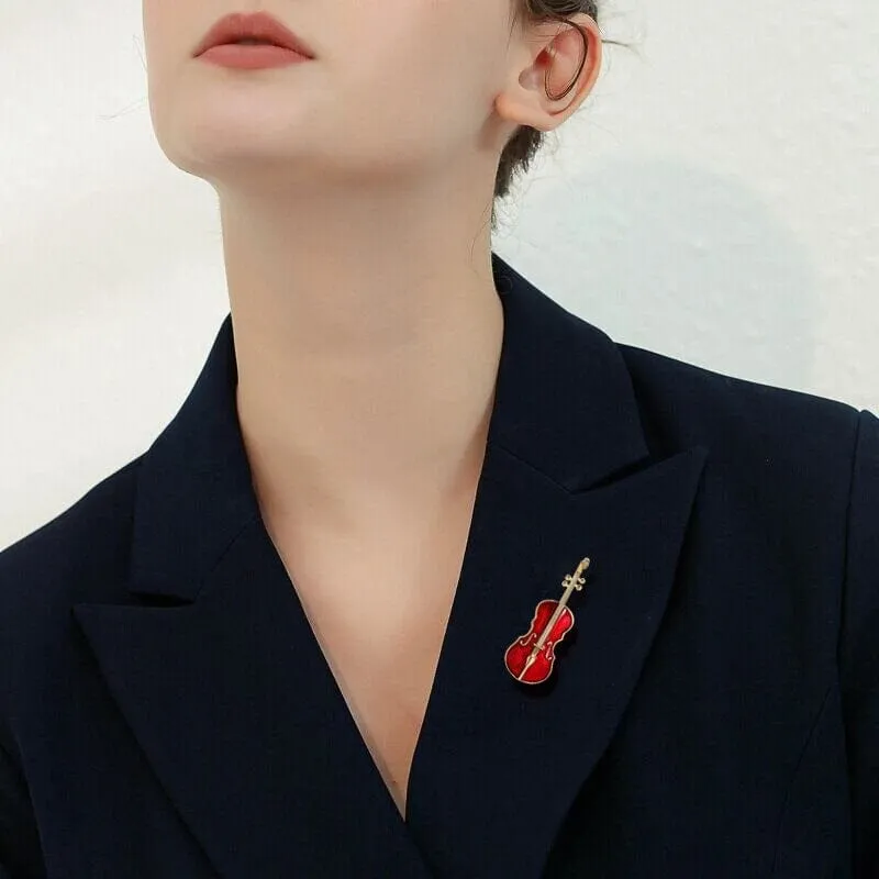 Violin Pin/Brooch