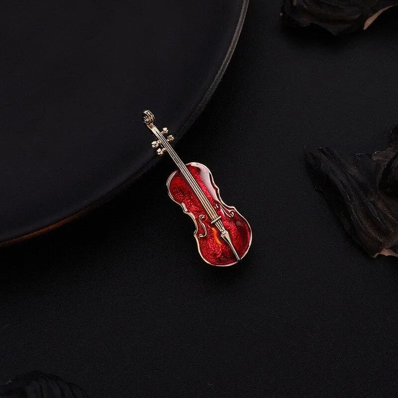 Violin Pin/Brooch