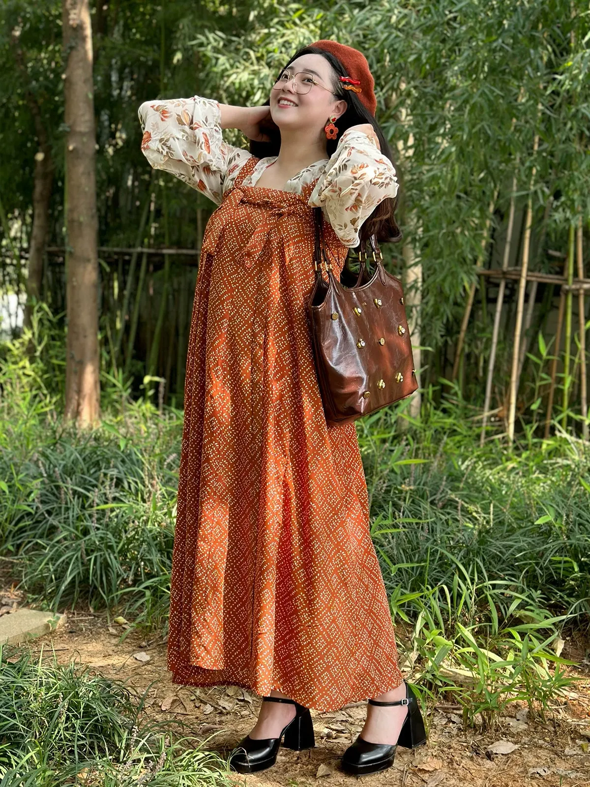 Wan Feng 晚风 Evening Breeze Modernized Tang Dynasty Qixiong Ruqun Set