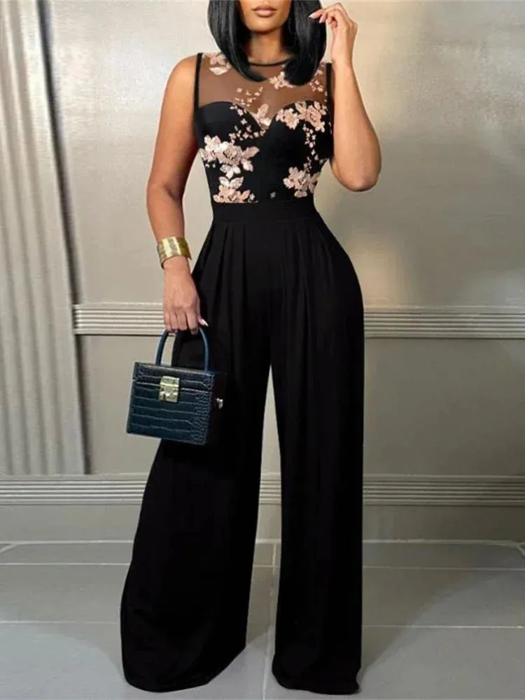 Women's Luxe Luminary Sleeveless Jumpsuit